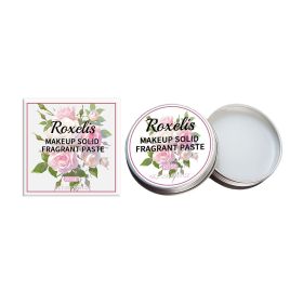 Roxelis Solid Rose Balm Fresh, Light Scent, Lasting Lasting Everyday Date Charming Charm Portable Solid Balm