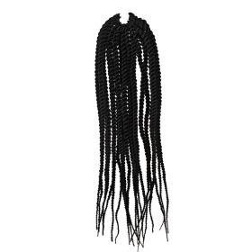 4X EZ SENEGALESE BRAID Long Crochet Braid Synthetic Hairstyle Black Burgundy Brown Ladies Box Braid Crochet Hair-16 Inch (Option: Wig braid)